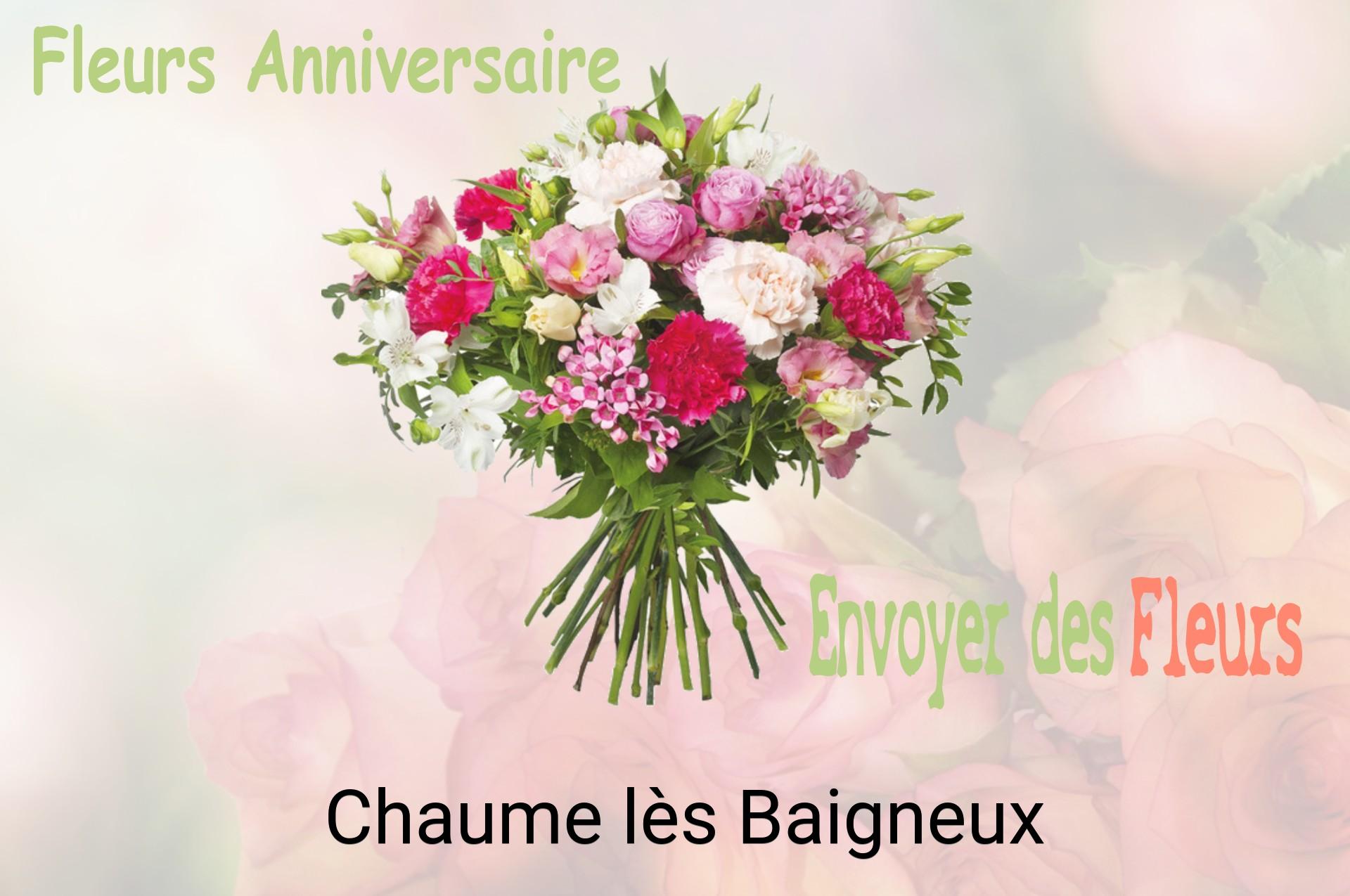 Bouquet de fleurs d’anniversaire livré à Chaume-lès-Baigneux