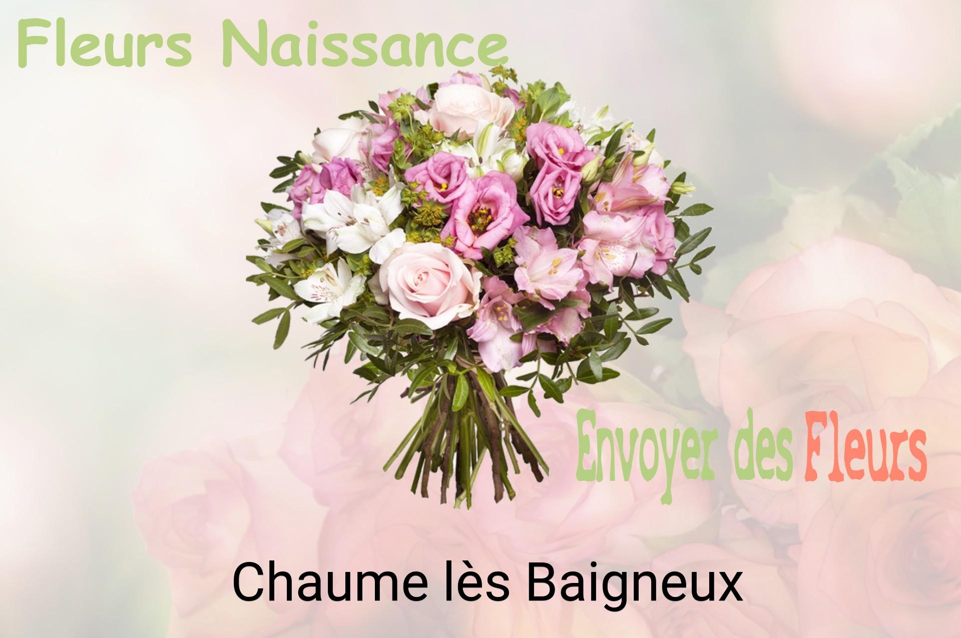 Bouquet de fleurs de naissance livré à Chaume-lès-Baigneux